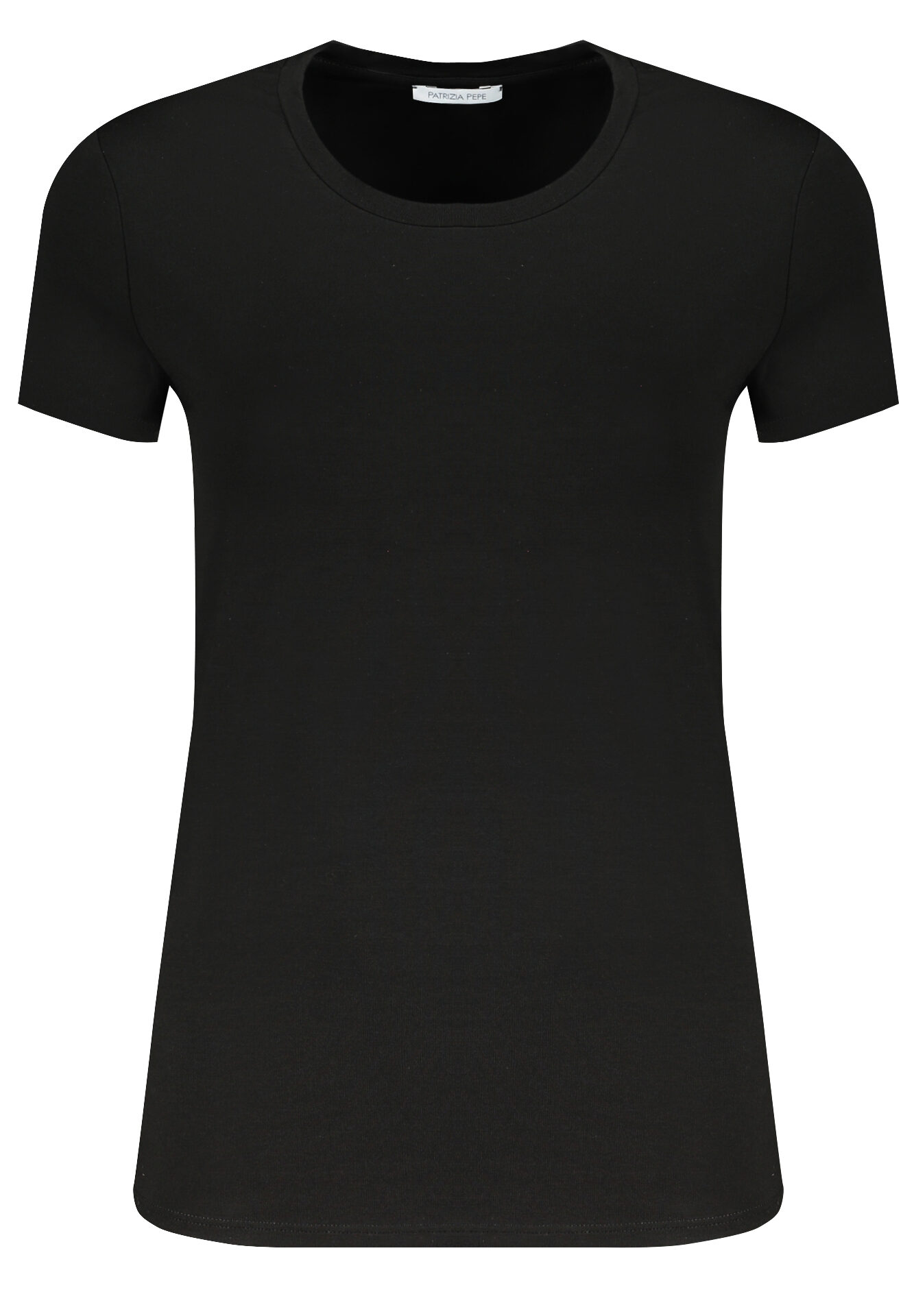 PATRIZIA PEPE WOMEN'S SHORT SLEEVE T-SHIRT BLACK