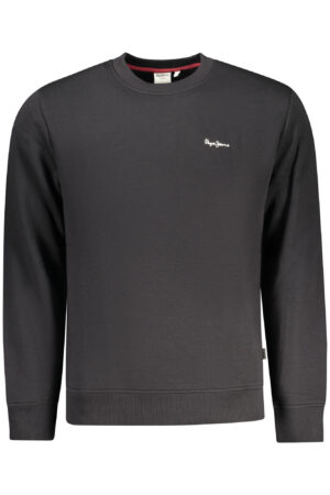 PEPE JEANS MEN'S BLACK ZIP-UP SWEATSHIRT