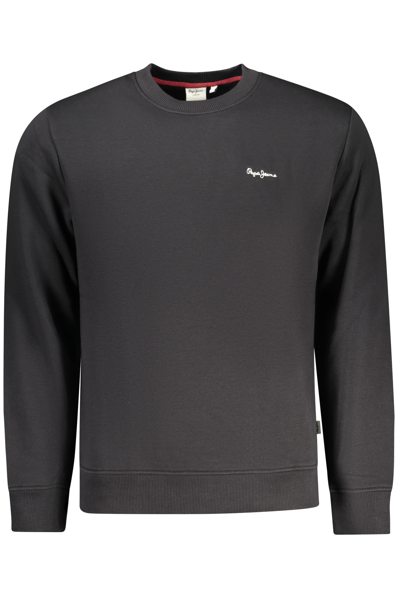 PEPE JEANS MEN'S BLACK ZIP-UP SWEATSHIRT PEPE JEANS MEN'S BLACK ZIP-UP SWEATSHIRT