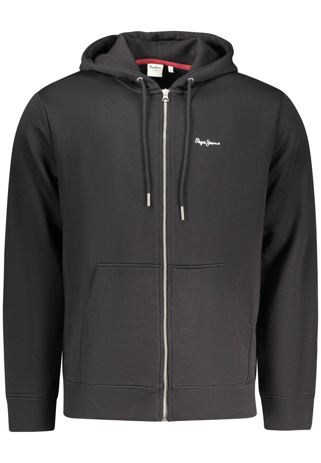 PEPE JEANS MEN'S BLACK ZIP-UP SWEATSHIRT