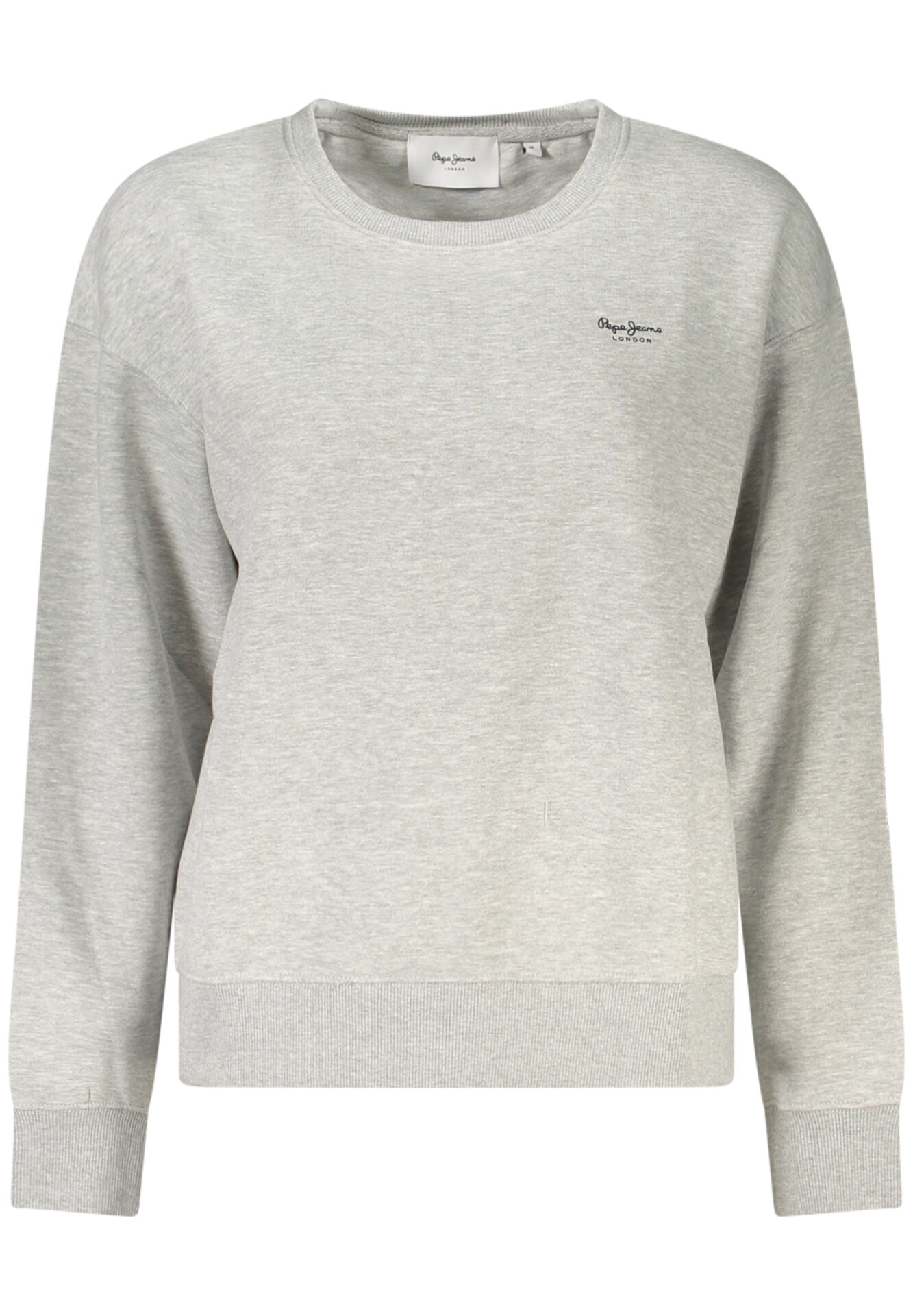 PEPE JEANS WOMEN'S GRAY ZIP-UP SWEATSHIRT