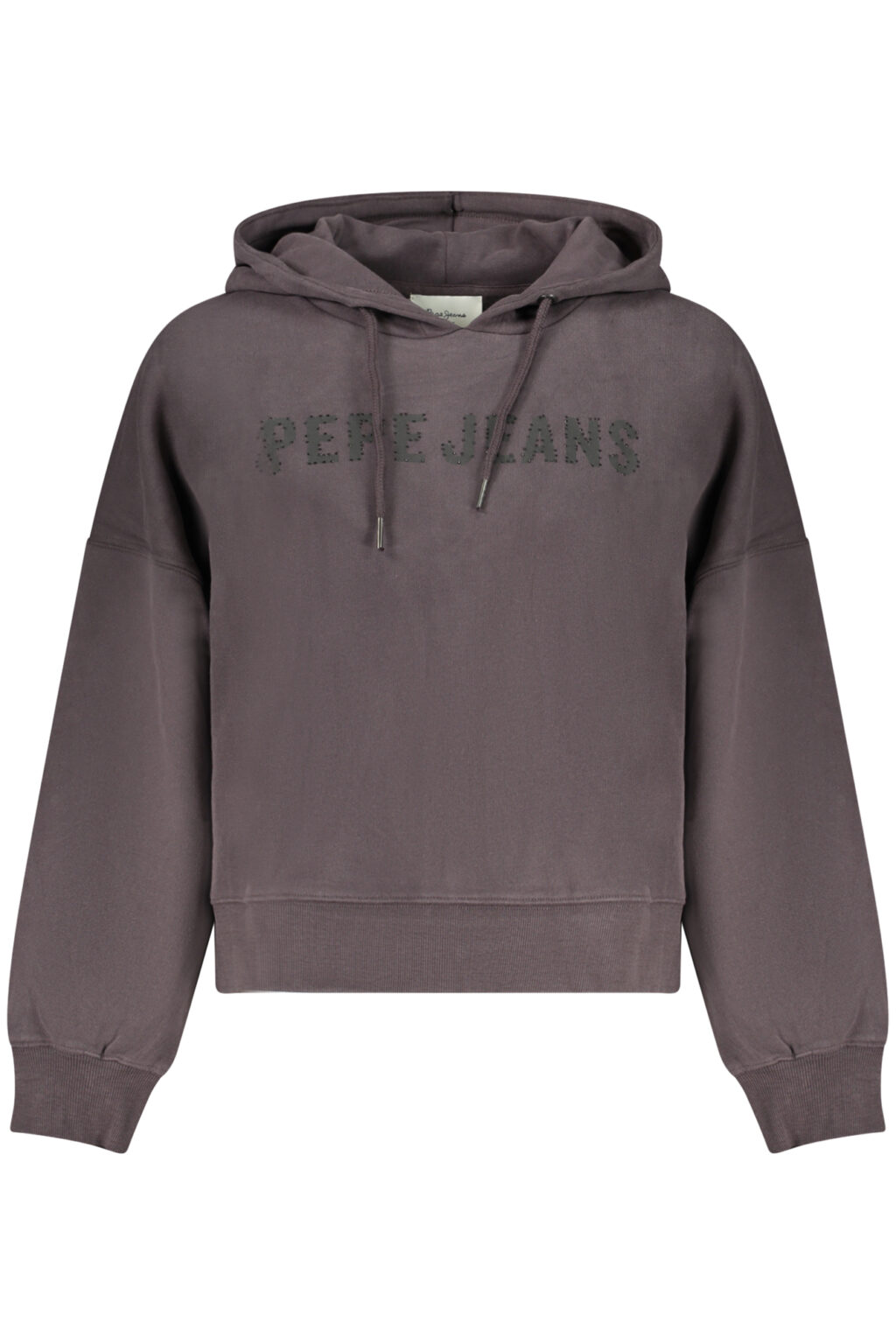 pepejeansfelpasenzazipdonnanero_1 PEPE JEANS moteriškas juodas džemperis su užtrauktuku