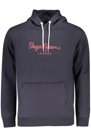 PEPE JEANS vyriškas užsegamas džemperis, mėlynas