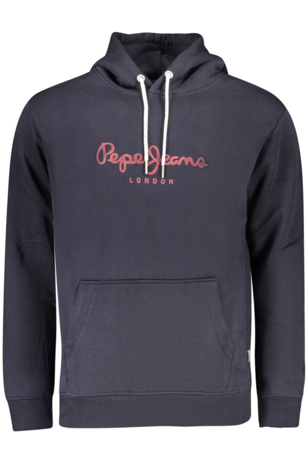 PEPE JEANS vyriškas užsegamas džemperis, mėlynas