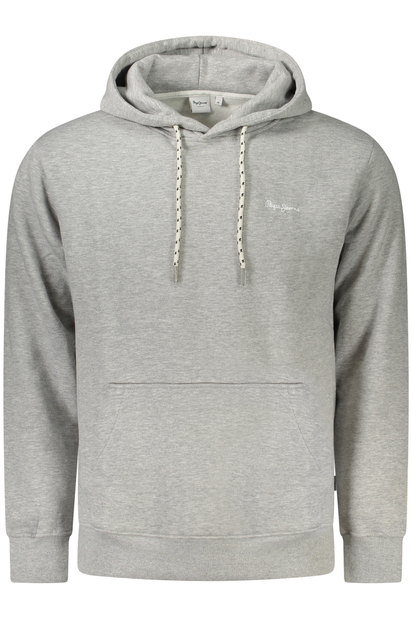 PEPE JEANS MEN'S GRAY ZIP-UP SWEATSHIRT PEPE JEANS MEN'S GRAY ZIP-UP SWEATSHIRT