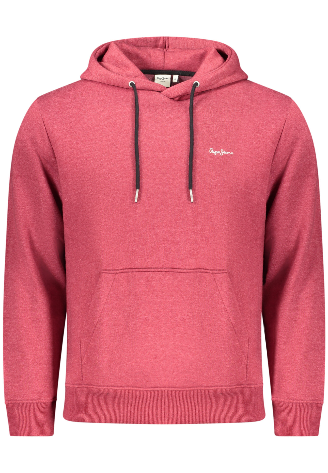 PEPE JEANS MEN'S RED ZIP-UP SWEATSHIRT