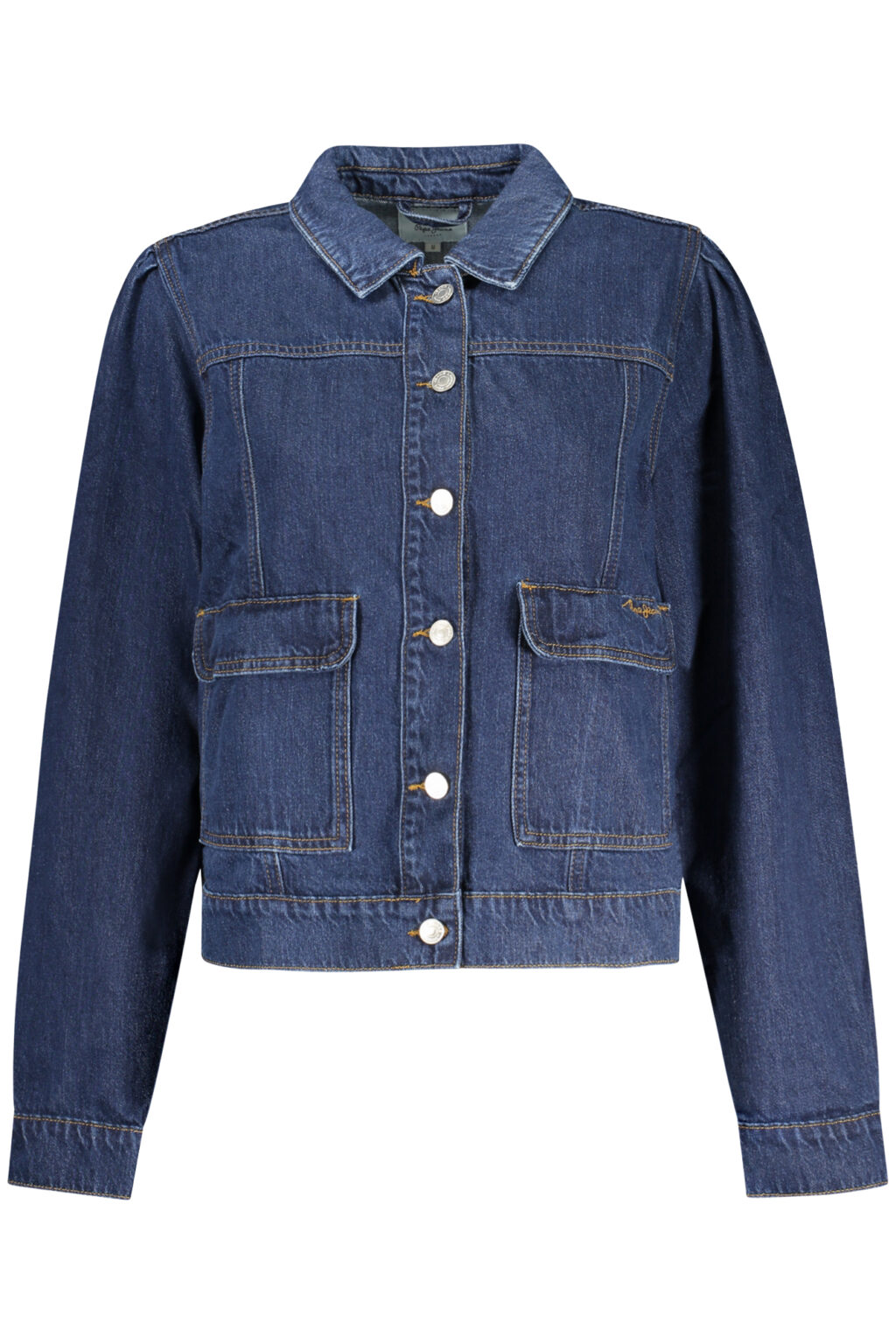 PEPE JEANS moteriška mėlyna džinsinė striukė