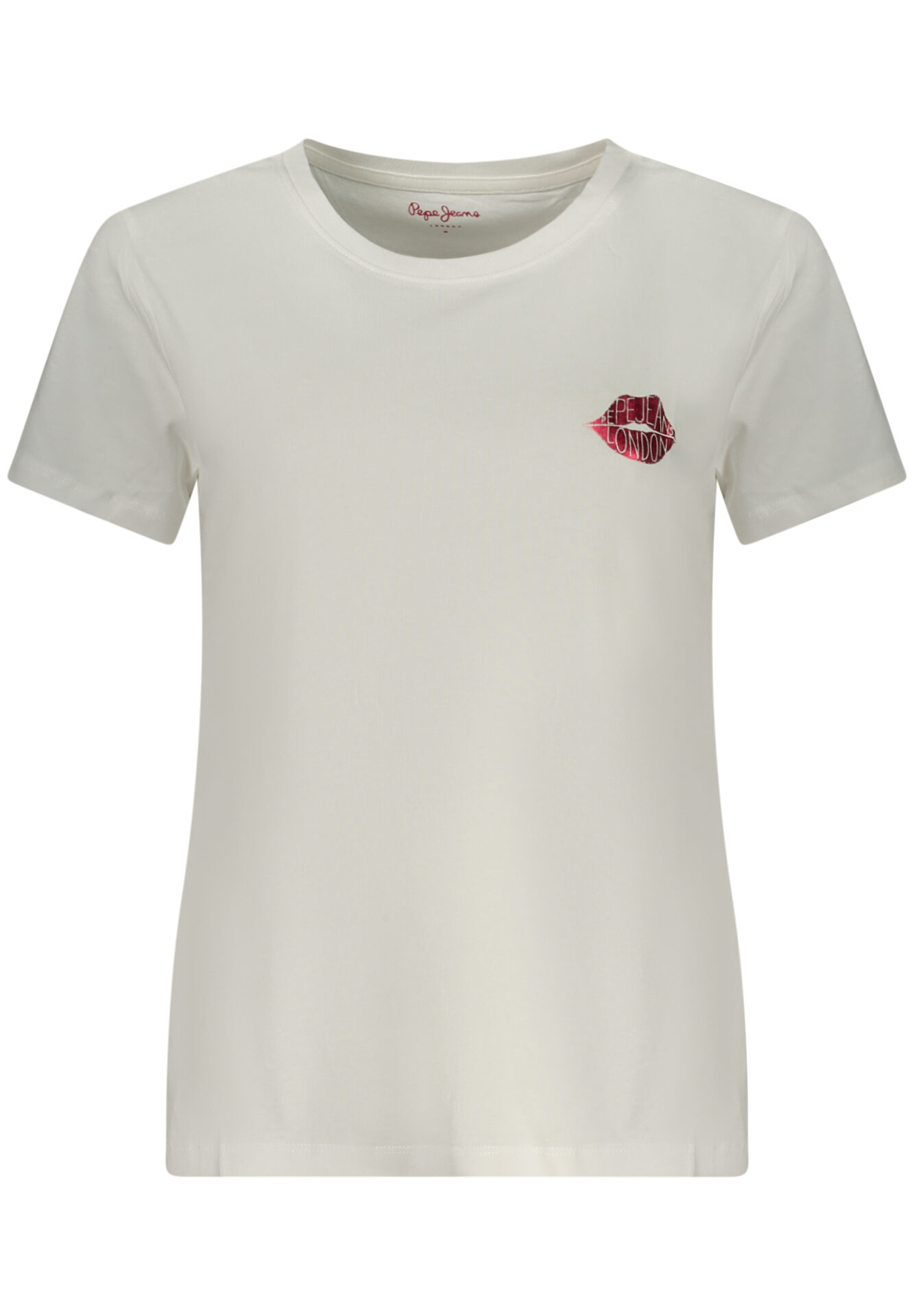 PEPE JEANS WOMEN'S SHORT-SLEEVE T-SHIRT WHITE