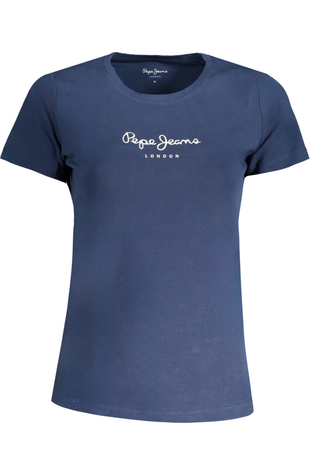 pepejeanst-shirtmanichecortedonnablu_1 PEPE JEANS Moteriški Marškinėliai