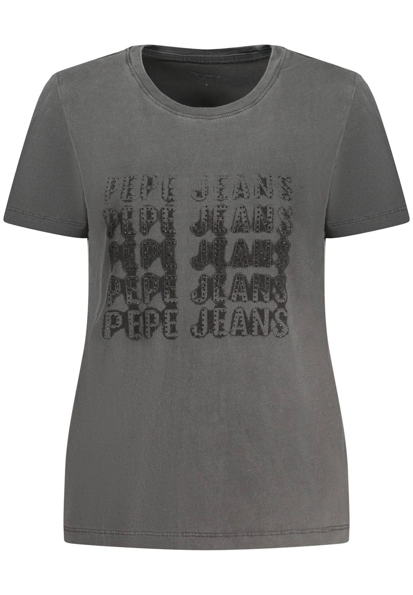 PEPE JEANS WOMEN'S SHORT-SLEEVE T-SHIRT BLACK