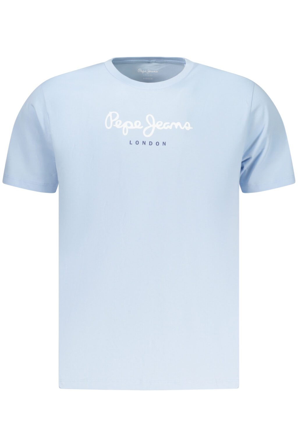 pepejeanst-shirtmanichecorteuomoazzurro_1 PEPE JEANS mėlyni vyriški marškinėliai trumpomis rankovėmis