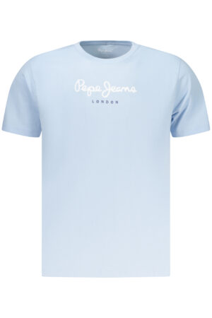 PEPE JEANS mėlyni vyriški marškinėliai trumpomis rankovėmis