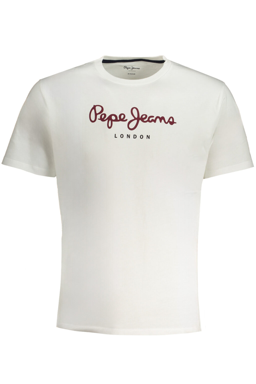 PEPE JEANS balti vyriški marškinėliai trumpomis rankovėmis