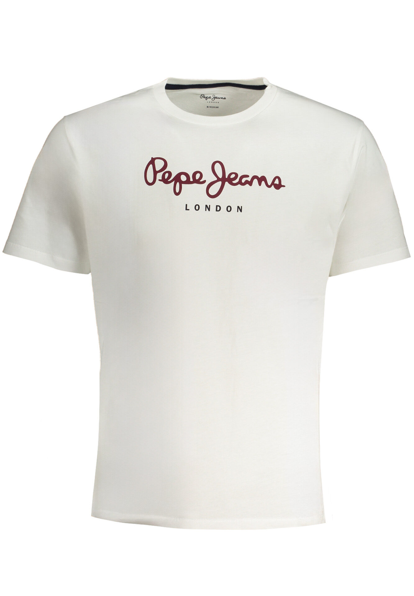 PEPE JEANS MEN'S SHORT SLEEVED T-SHIRT WHITE