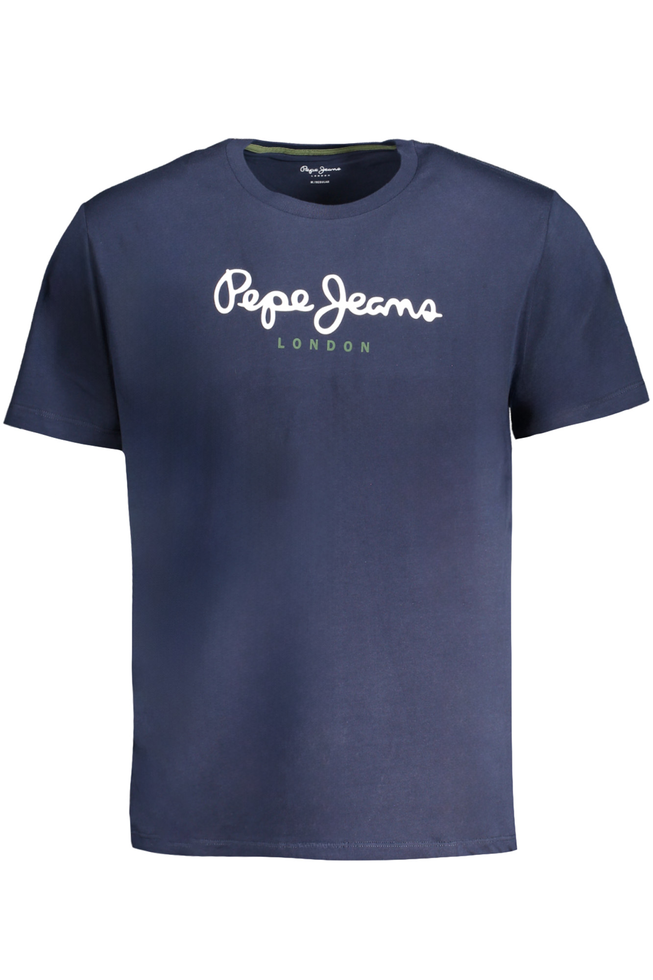PEPE JEANS mėlyni vyriški marškinėliai trumpomis rankovėmis PEPE JEANS mėlyni vyriški marškinėliai trumpomis rankovėmis