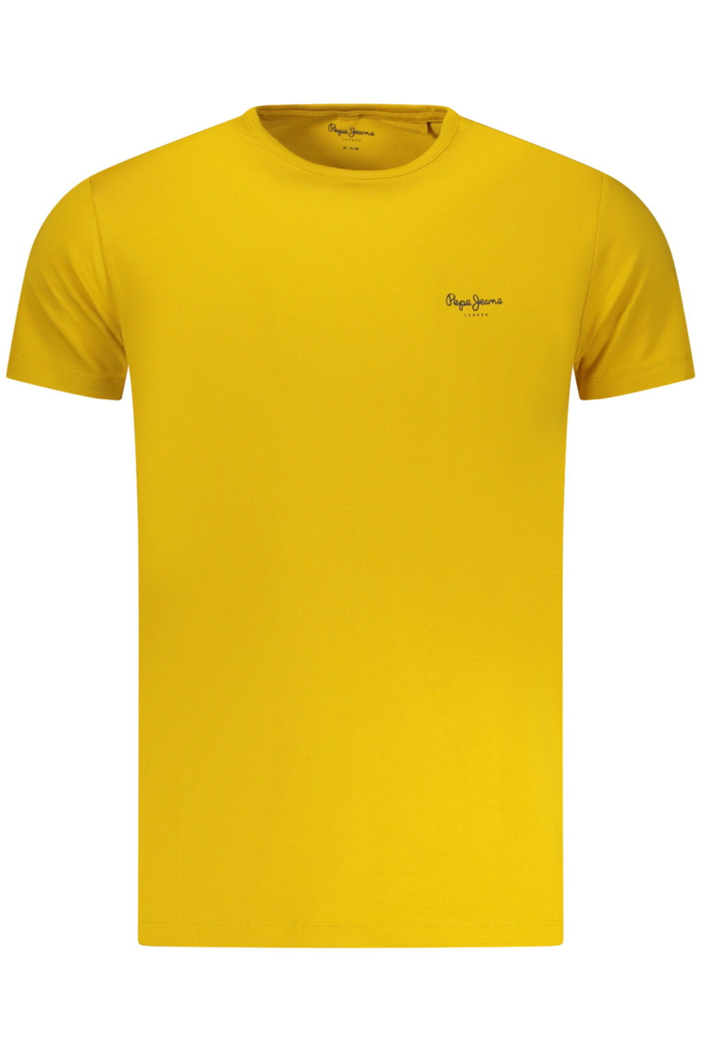 pepejeanst-shirtmanichecorteuomogiallo_1 PEPE JEANS geltoni vyriški marškinėliai trumpomis rankovėmis