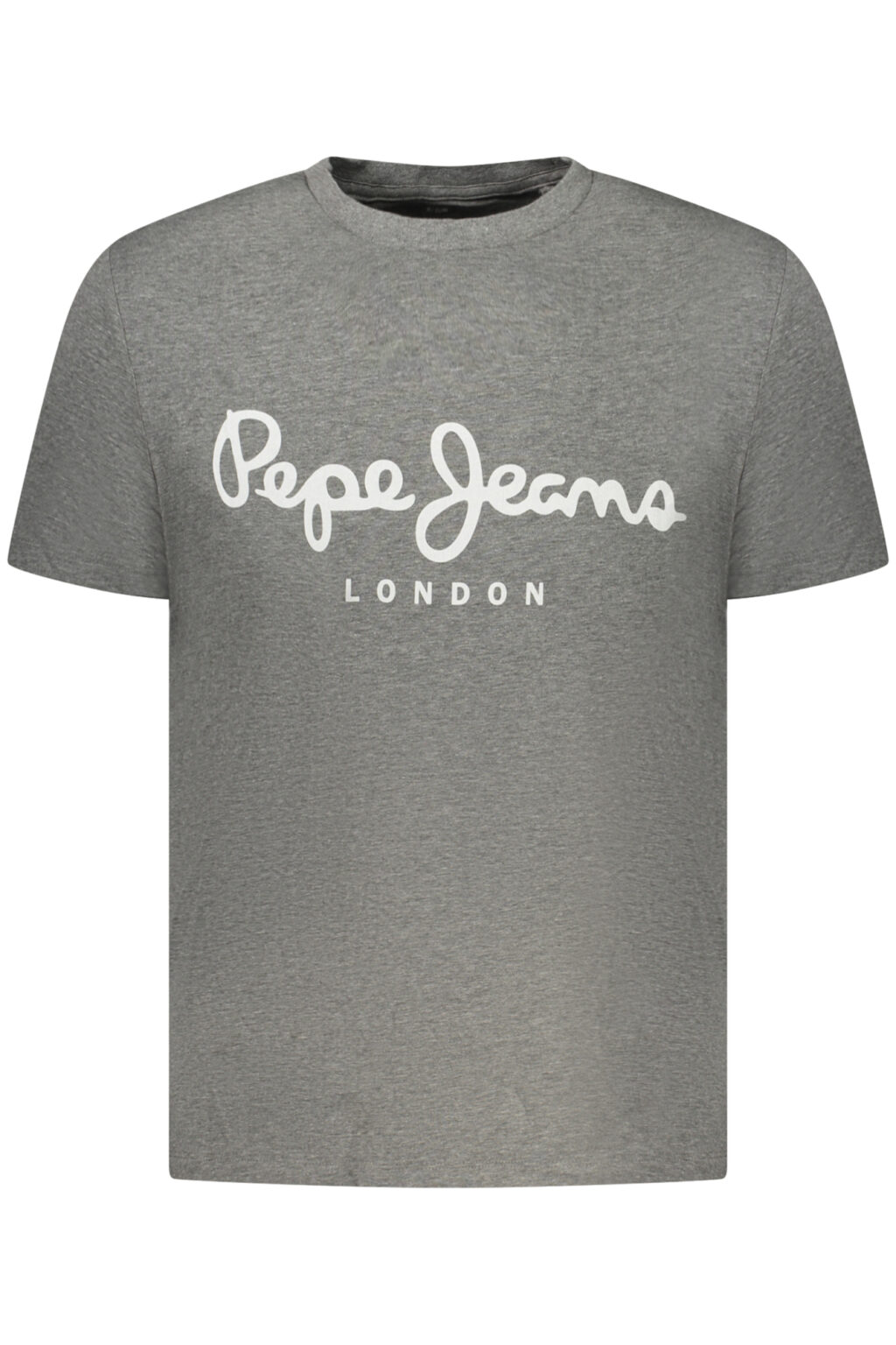 PEPE JEANS vyriški pilki marškinėliai trumpomis rankovėmis