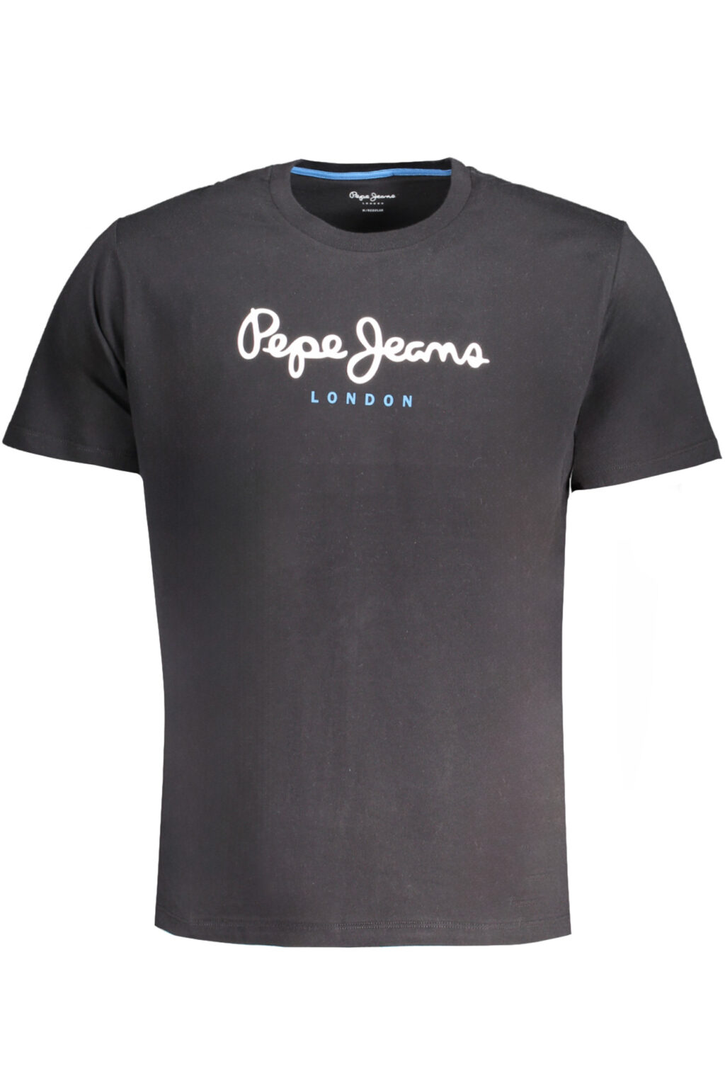 pepejeanst-shirtmanichecorteuomonero_1 PEPE JEANS juodi vyriški marškinėliai trumpomis rankovėmis