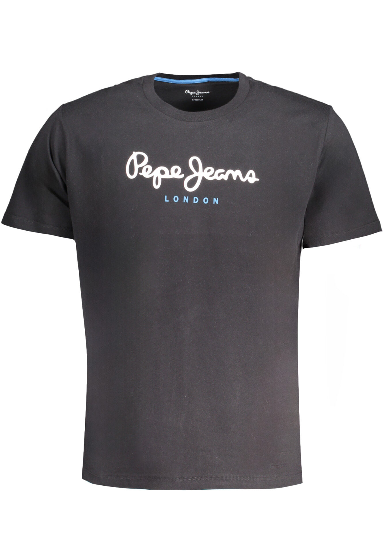 PEPE JEANS MEN'S SHORT SLEEVE T-SHIRT BLACK
