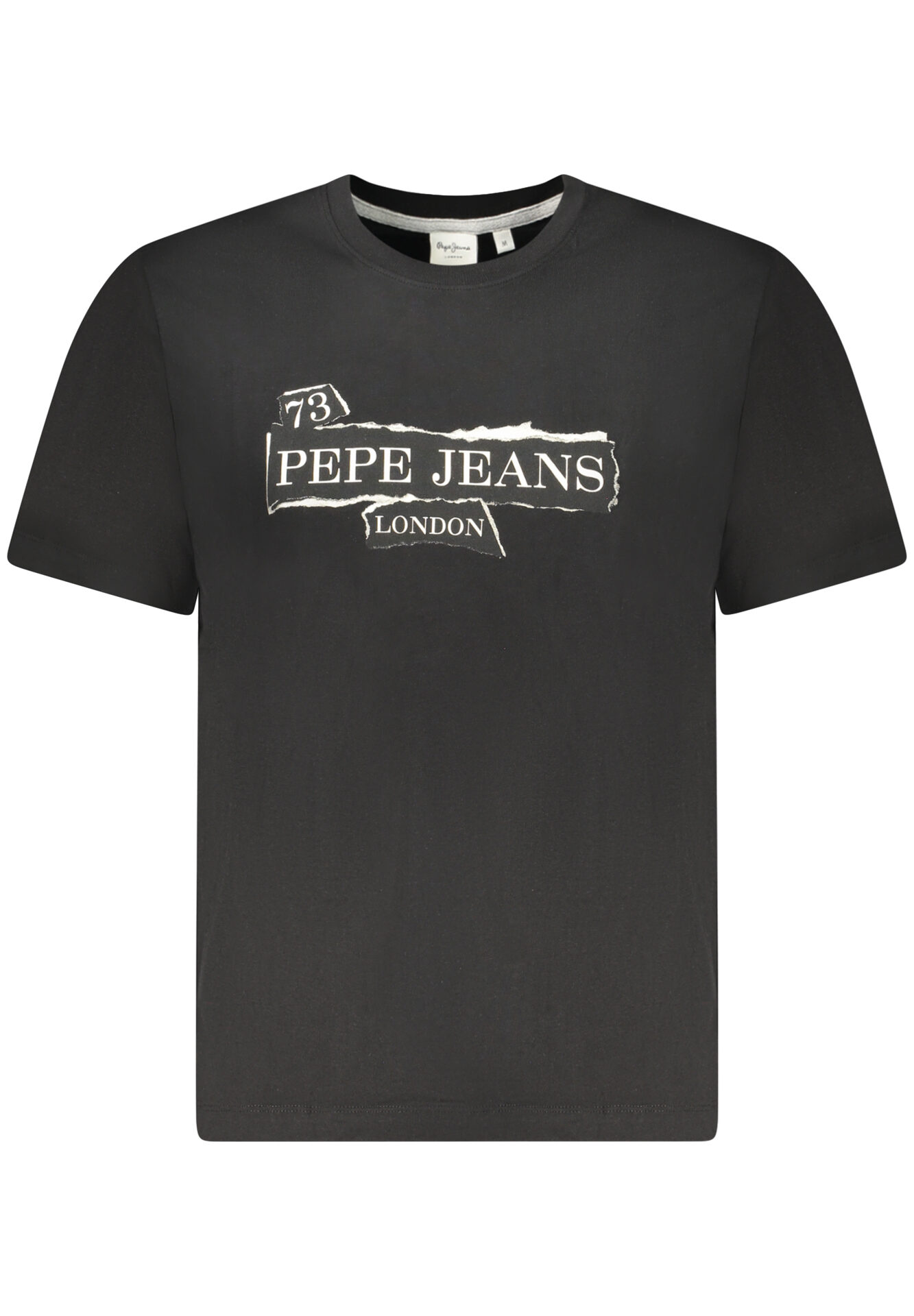 PEPE JEANS MEN'S SHORT-SLEEVED T-SHIRT BLACK