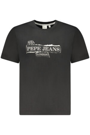 PEPE JEANS MEN'S SHORT-SLEEVED T-SHIRT BLACK