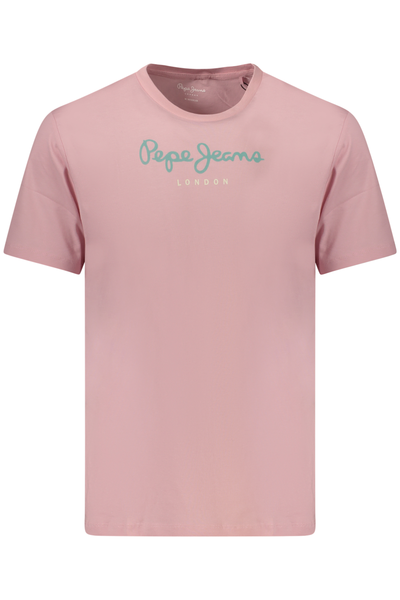 PEPE JEANS MEN'S PINK SHORT-SLEEVE T-SHIRT PEPE JEANS MEN'S PINK SHORT-SLEEVE T-SHIRT
