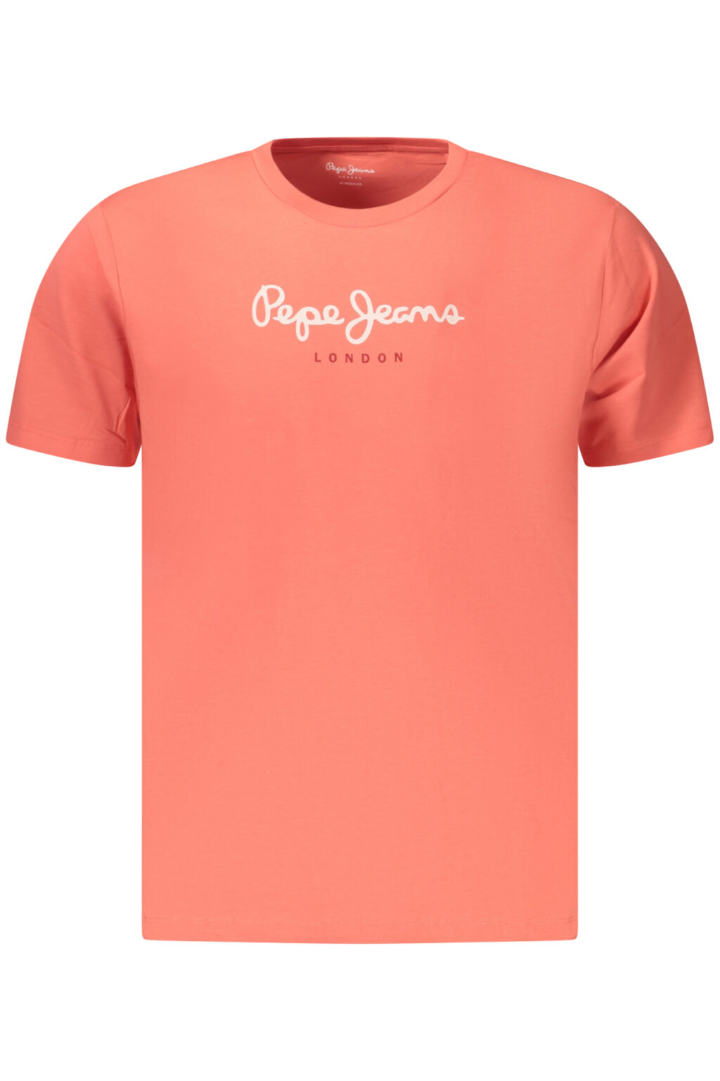 pepejeanst-shirtmanichecorteuomorosa_1 PEPE JEANS rožiniai vyriški marškinėliai trumpomis rankovėmis