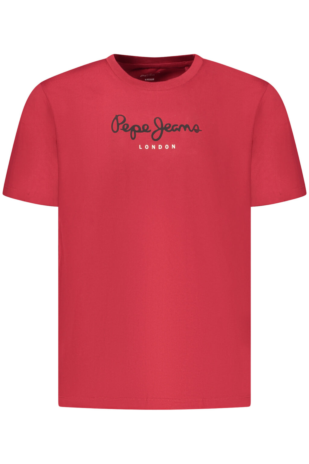 PEPE JEANS vyriški raudoni marškinėliai trumpomis rankovėmis