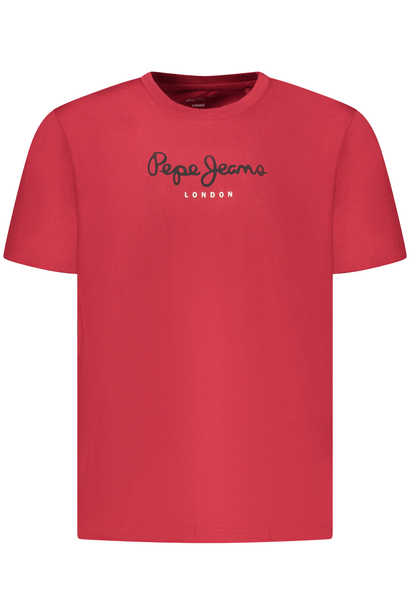 PEPE JEANS MEN'S SHORT-SLEEVED T-SHIRT, RED PEPE JEANS MEN'S SHORT-SLEEVED T-SHIRT, RED