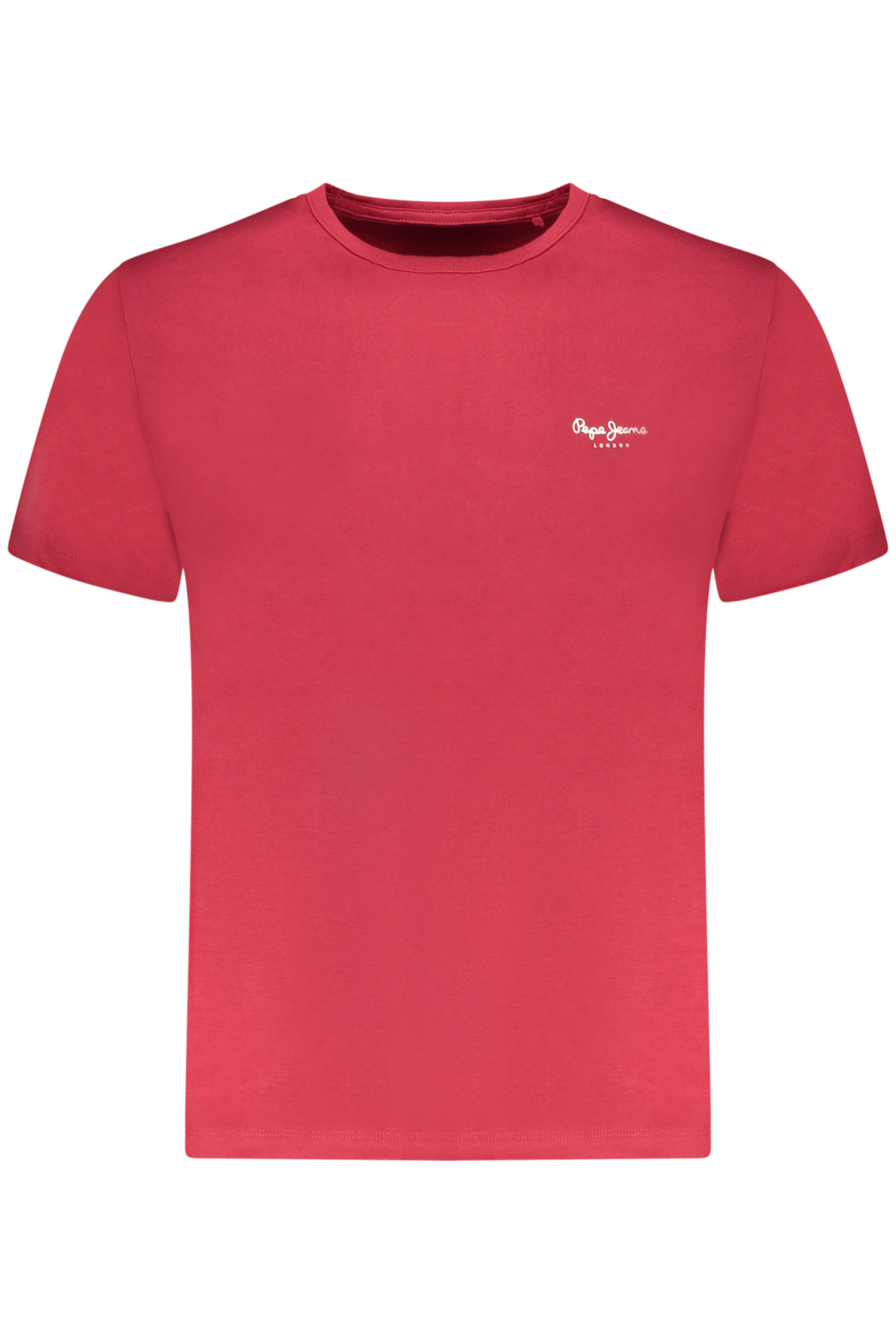 PEPE JEANS MEN'S SHORT-SLEEVED T-SHIRT, RED PEPE JEANS MEN'S SHORT-SLEEVED T-SHIRT, RED