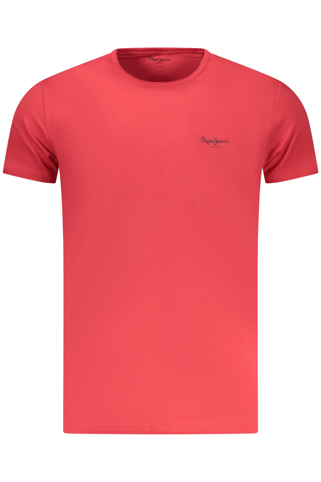 PEPE JEANS MEN'S SHORT-SLEEVED T-SHIRT, RED PEPE JEANS MEN'S SHORT-SLEEVED T-SHIRT, RED