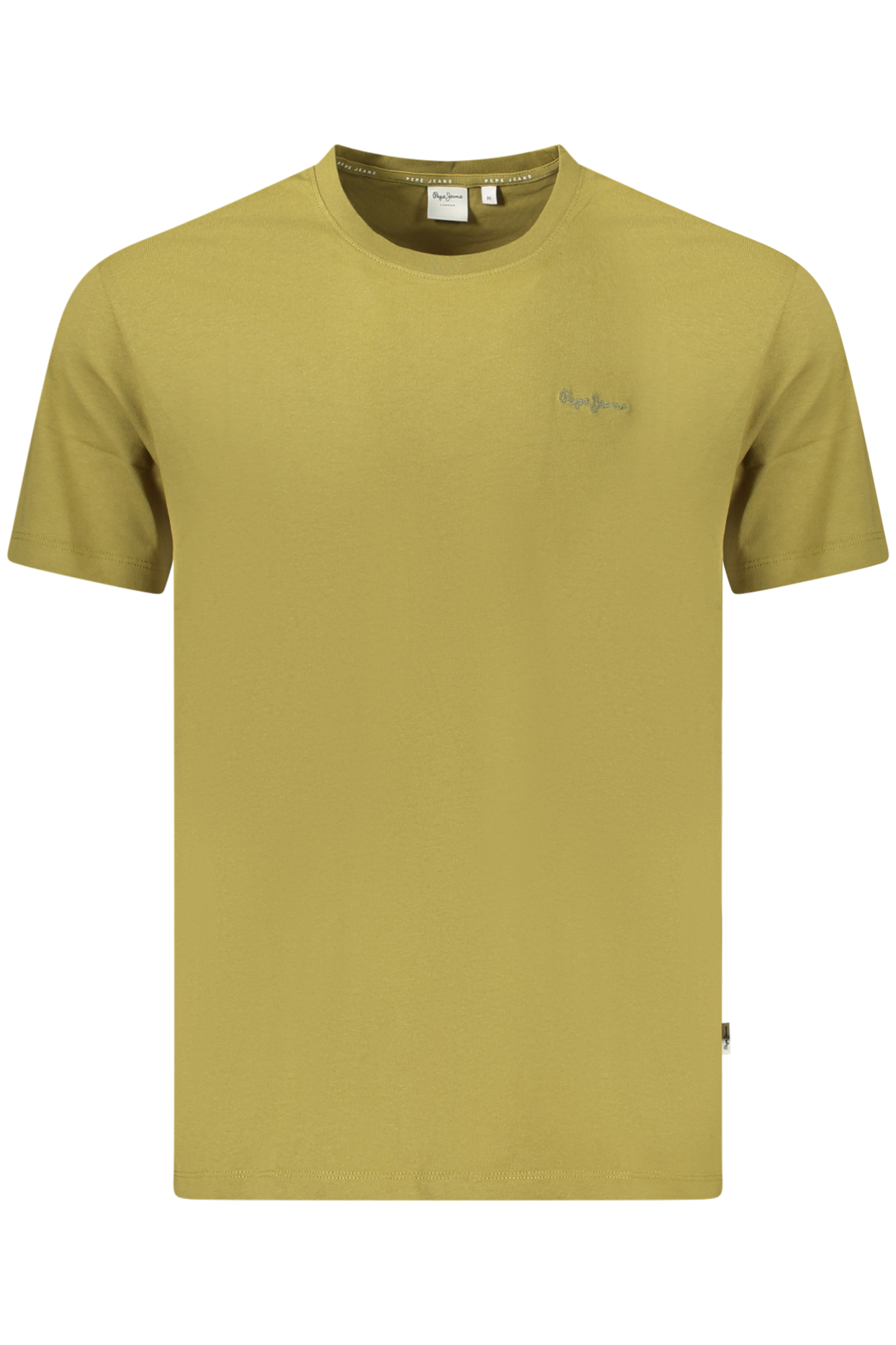 PEPE JEANS MEN'S SHORT-SLEEVED T-SHIRT GREEN PEPE JEANS MEN'S SHORT-SLEEVED T-SHIRT GREEN