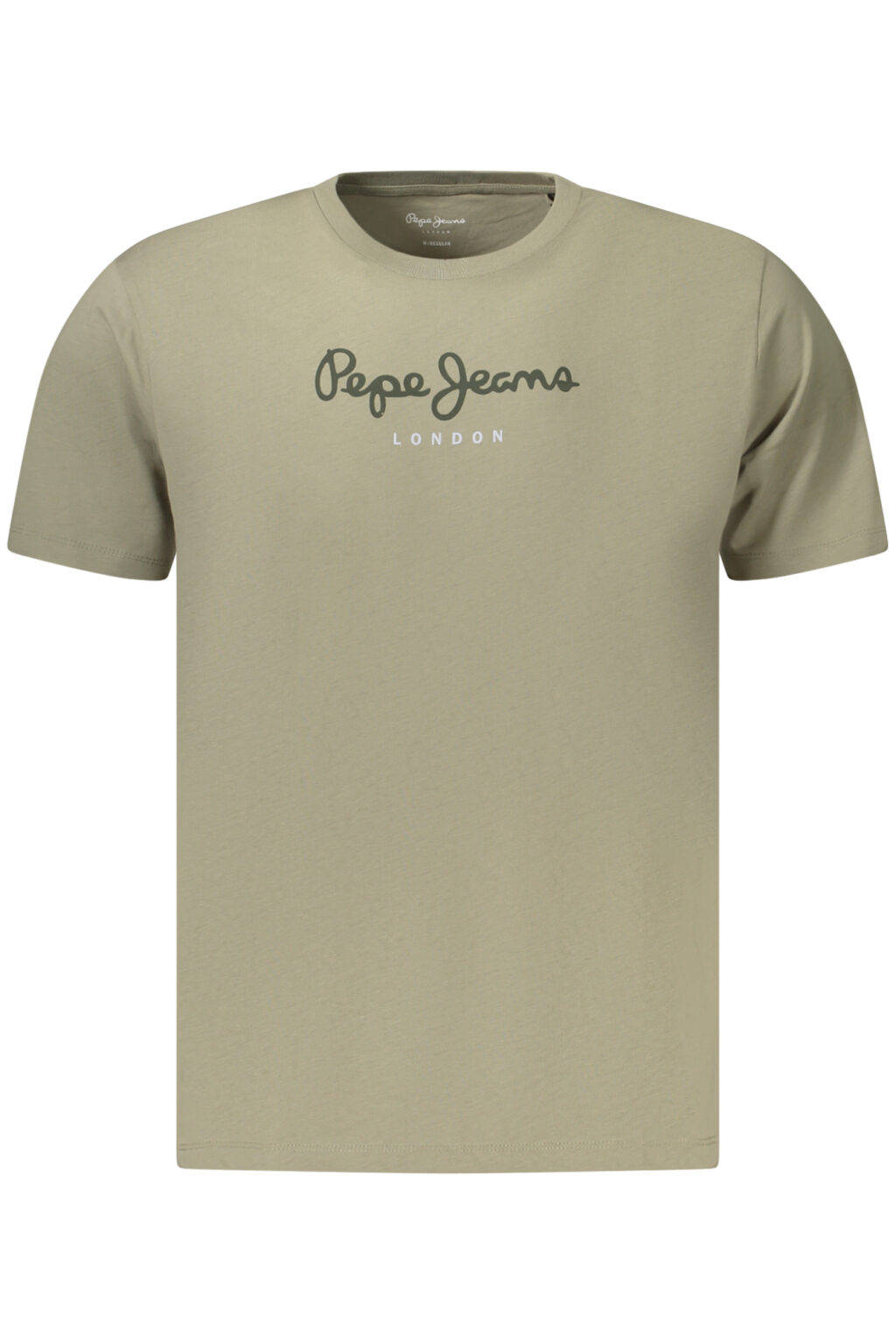 PEPE JEANS žali vyriški marškinėliai trumpomis rankovėmis