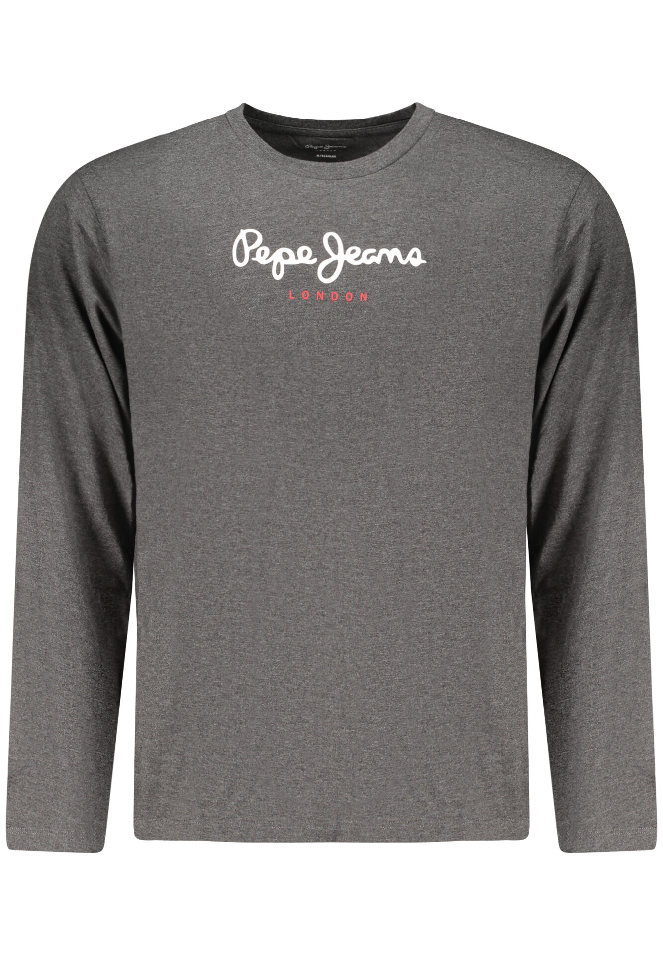PEPE JEANS MEN'S LONG-SLEEVED T-SHIRT, GREY