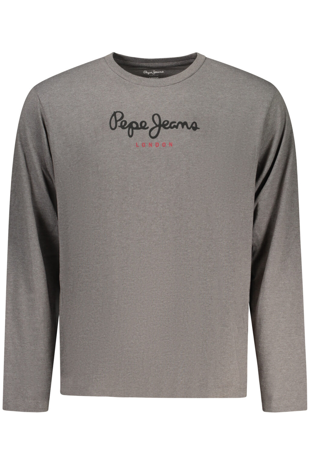 pepejeanst-shirtmanichelungheuomogrigio_1 PEPE JEANS vyriški pilki marškinėliai ilgomis rankovėmis