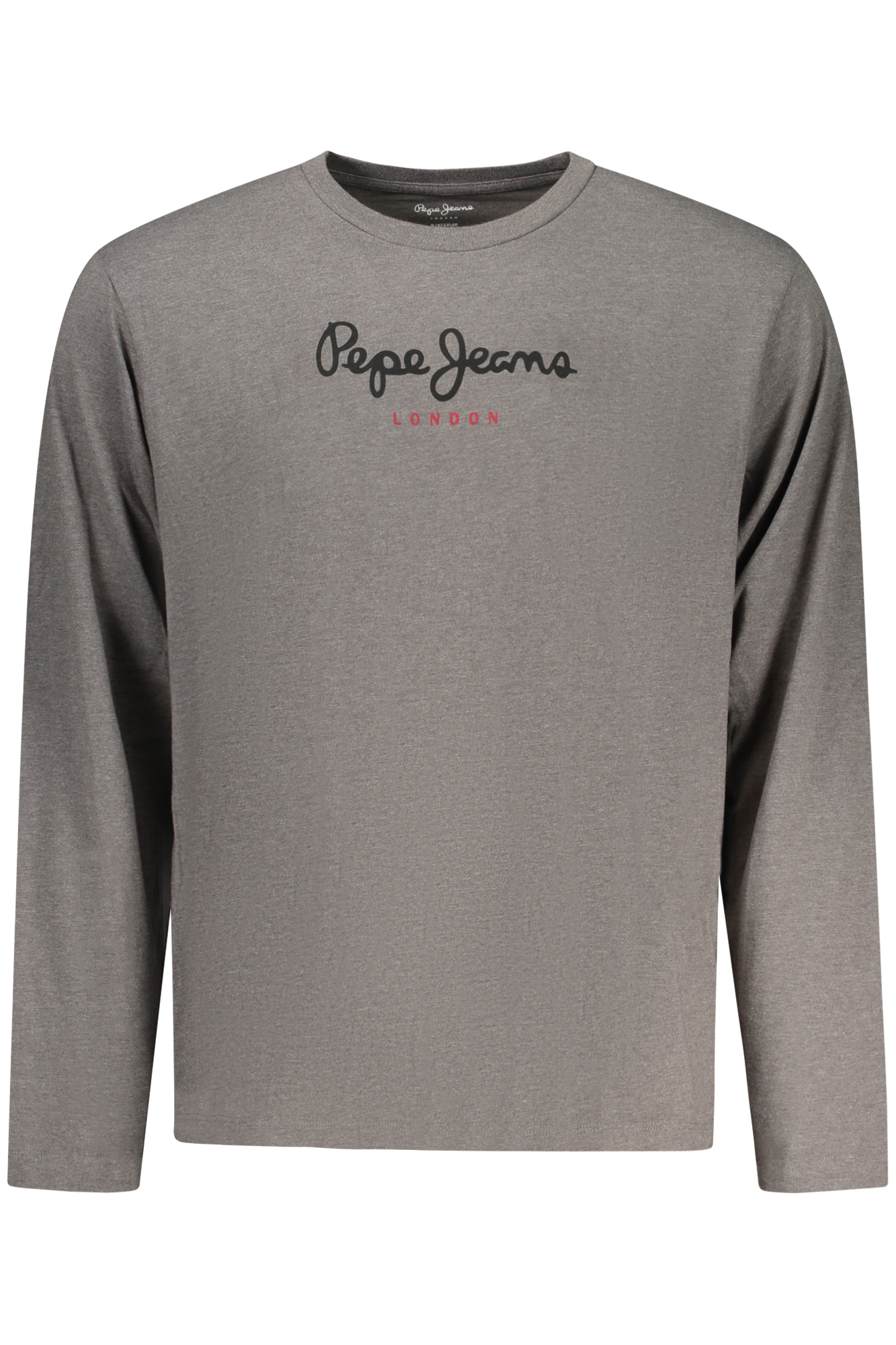 PEPE JEANS MEN'S LONG-SLEEVED T-SHIRT, GREY PEPE JEANS MEN'S LONG-SLEEVED T-SHIRT, GREY