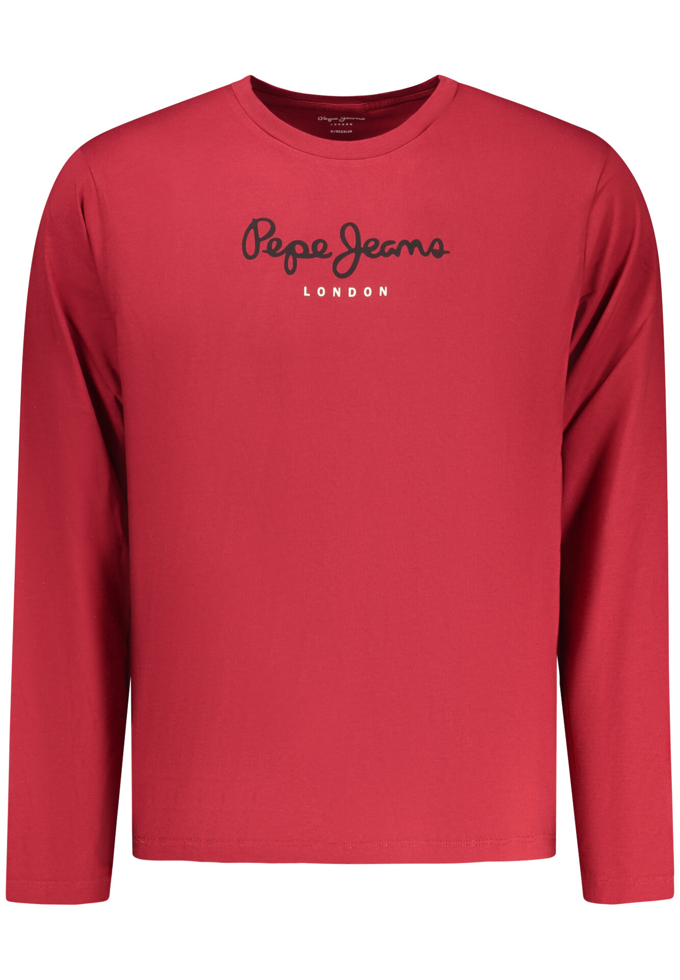 PEPE JEANS MEN'S LONG-SLEEVED T-SHIRT, RED