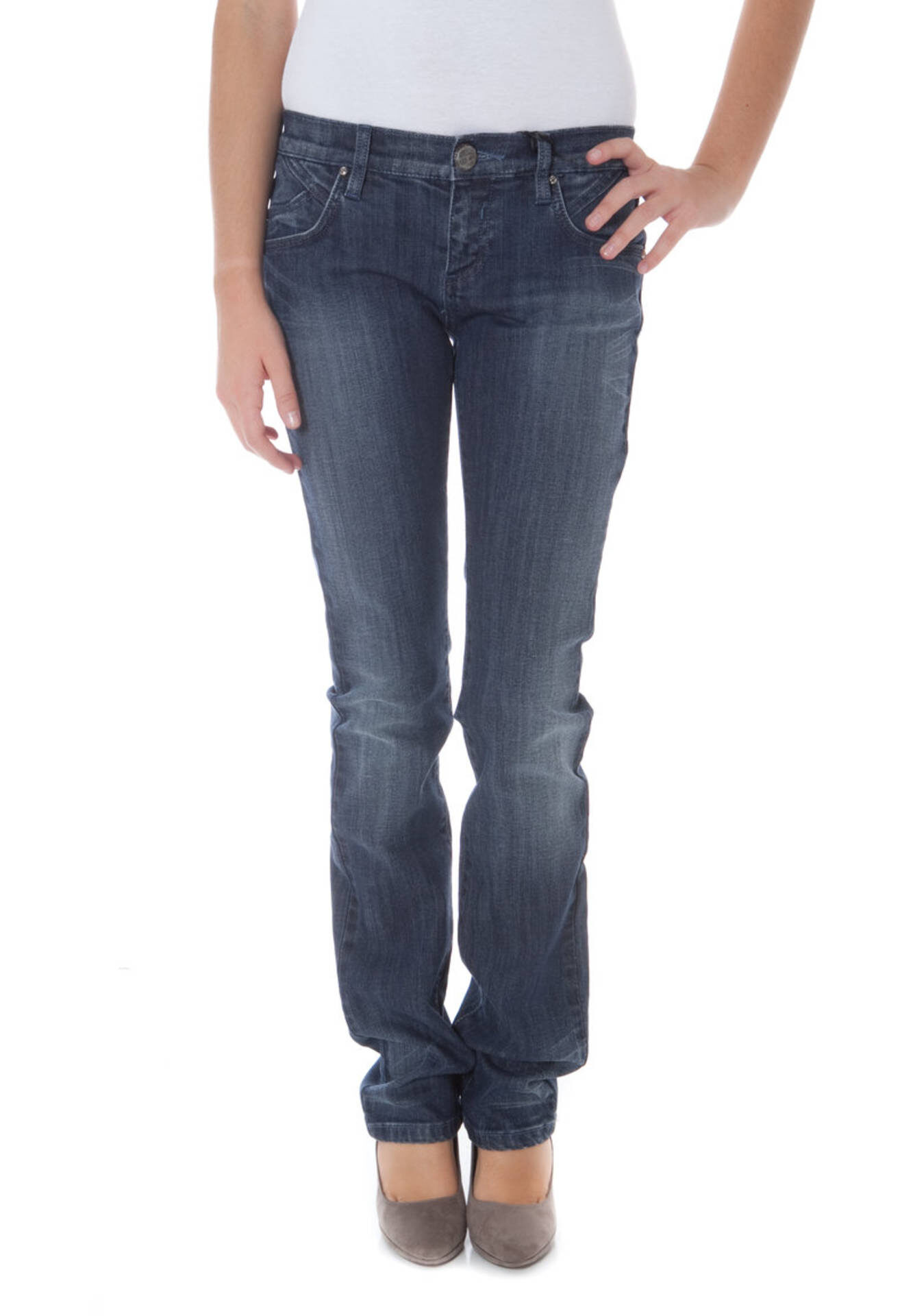 BLU WOMAN DENIM DENIM HARD JEANS
