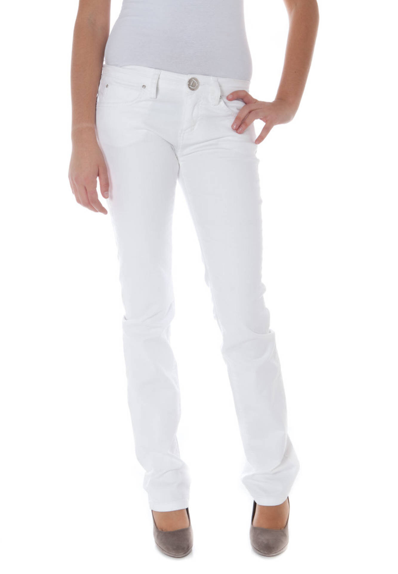 PHARD WHITE WOMAN TROUSERS