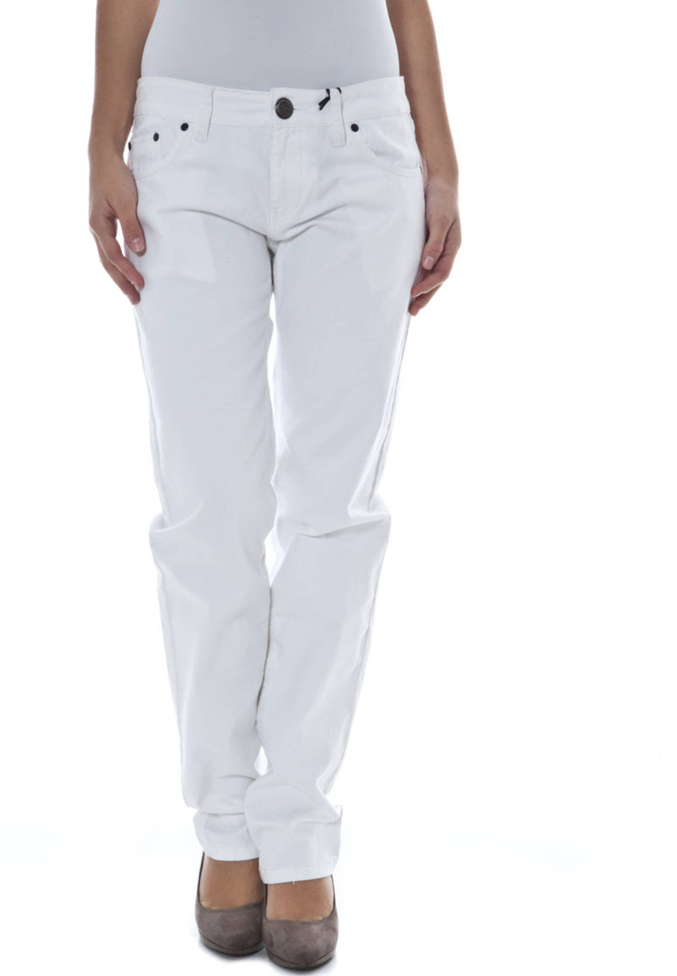 PHARD WHITE WOMEN'S PANTS
