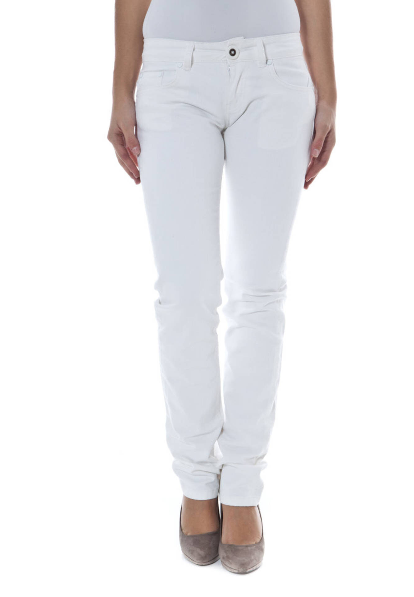 PHARD WHITE WOMAN TROUSERS