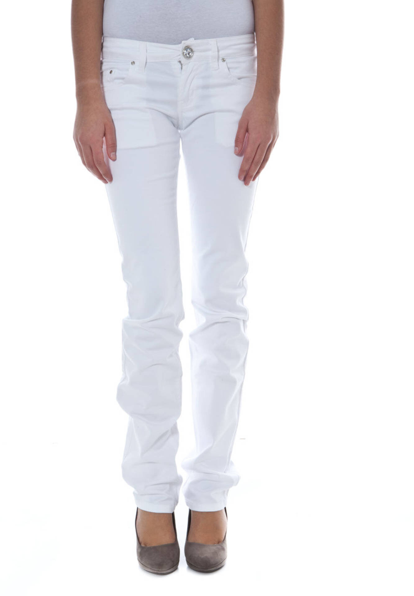 PHARD WHITE WOMAN TROUSERS