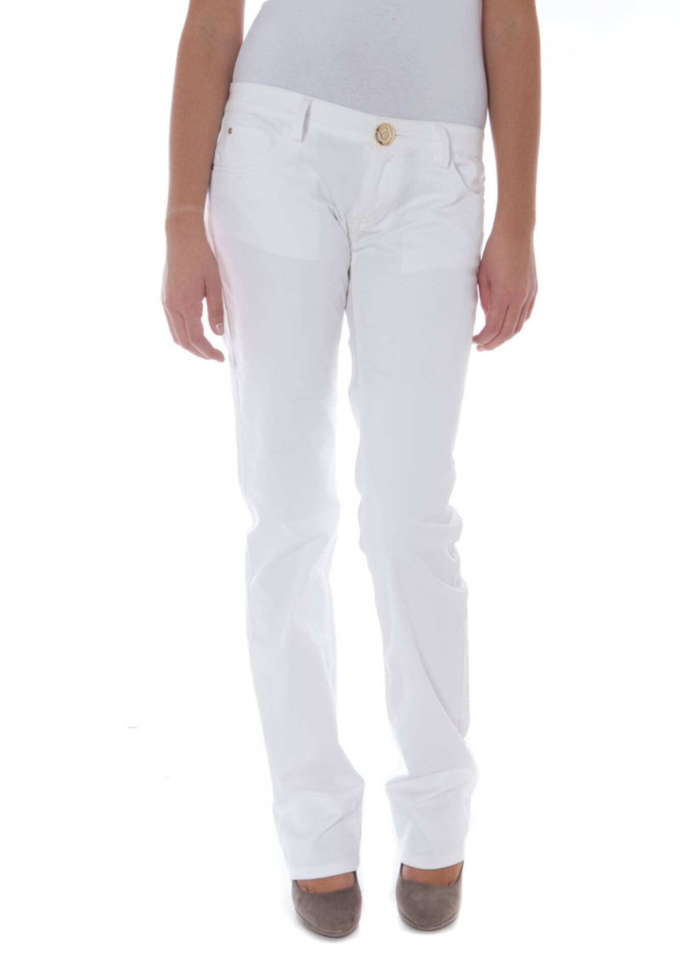 PHARD WHITE WOMAN TROUSERS