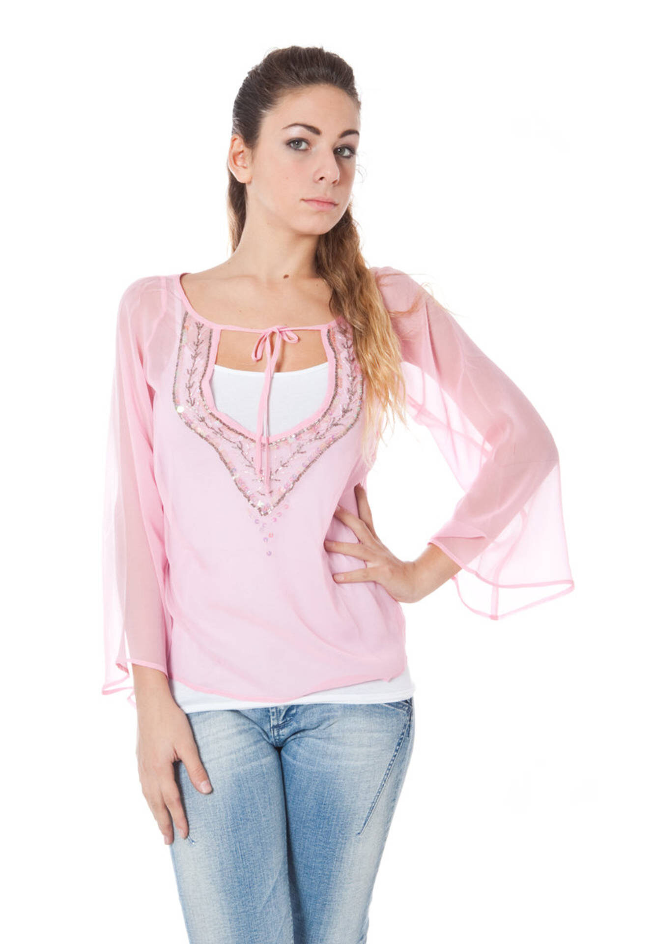PHARD LONG SLEEVE T-SHIRT WOMEN PINK