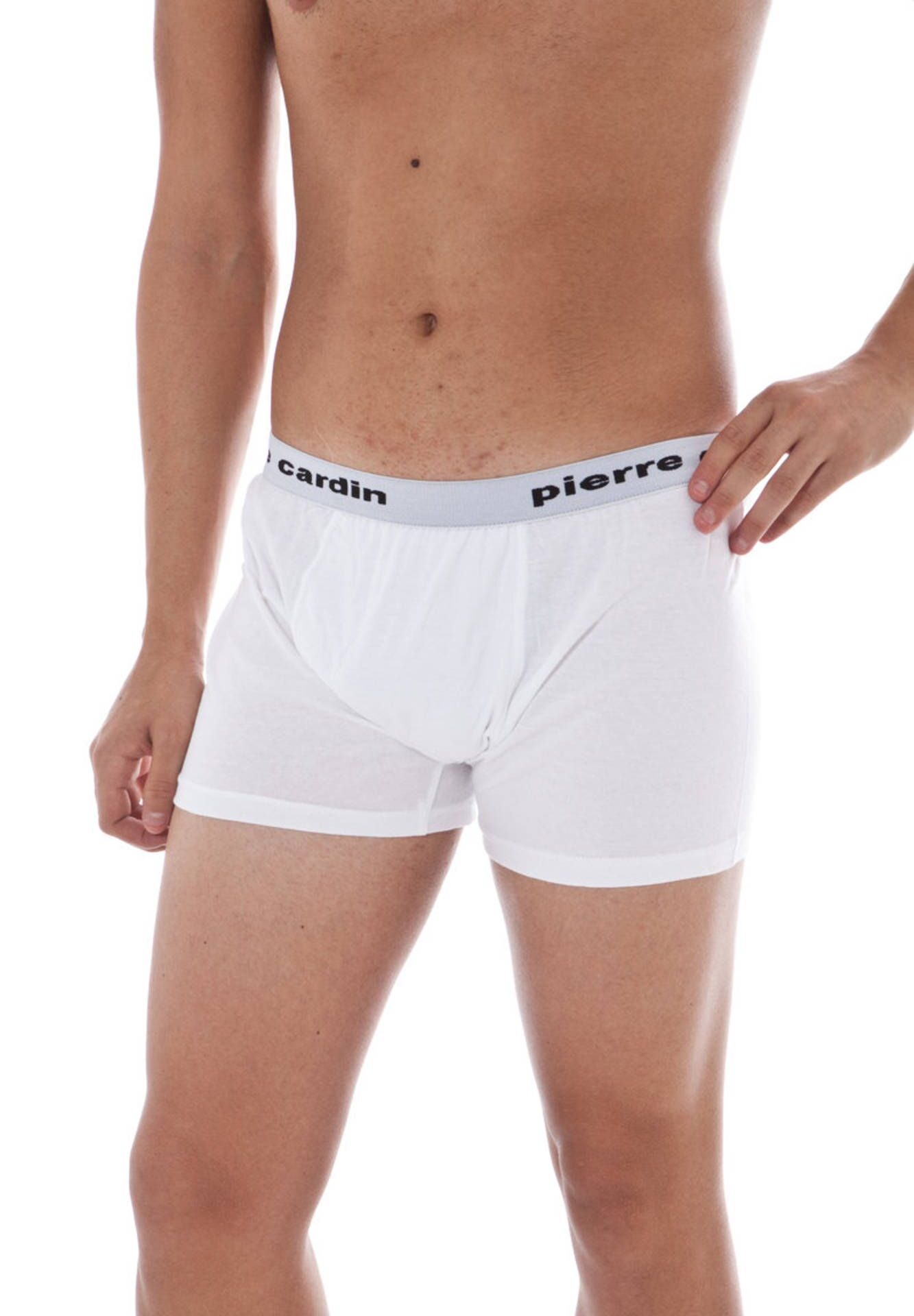 PIERRE CARDIN MEN'S BOXER WHITE