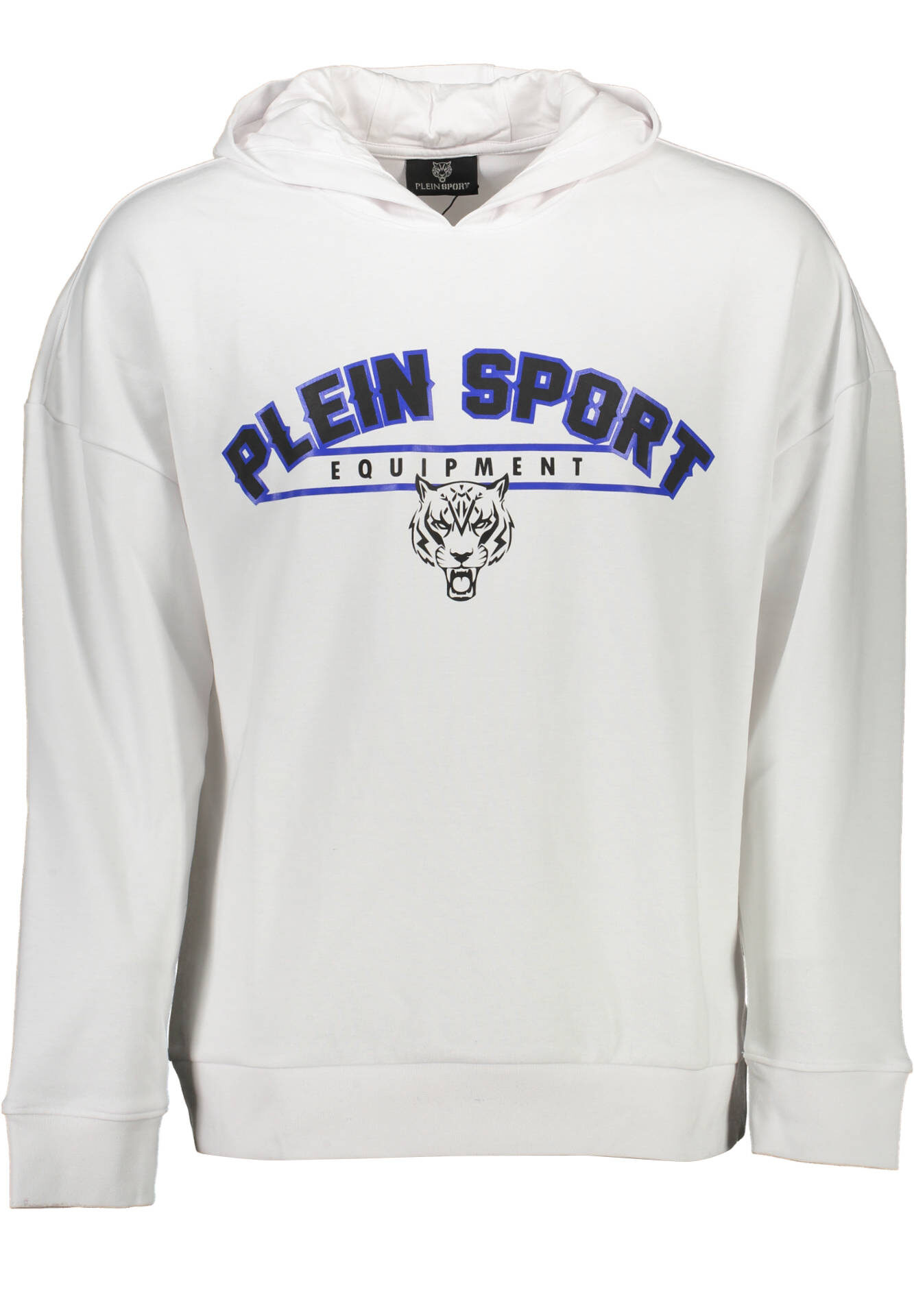 PLEIN SPORT SWEATSHIRT WITHOUT ZIP MAN WHITE