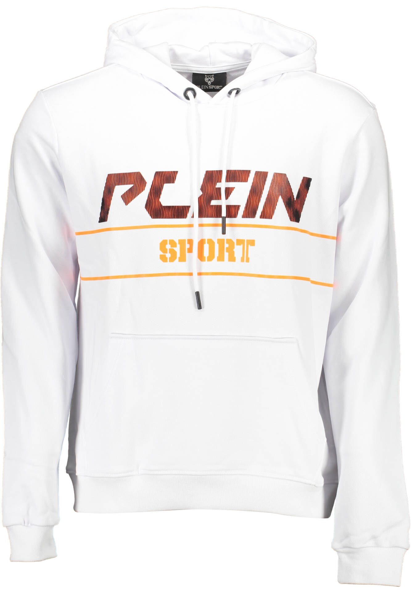 PLEIN SPORT SWEATSHIRT WITHOUT ZIP MAN WHITE