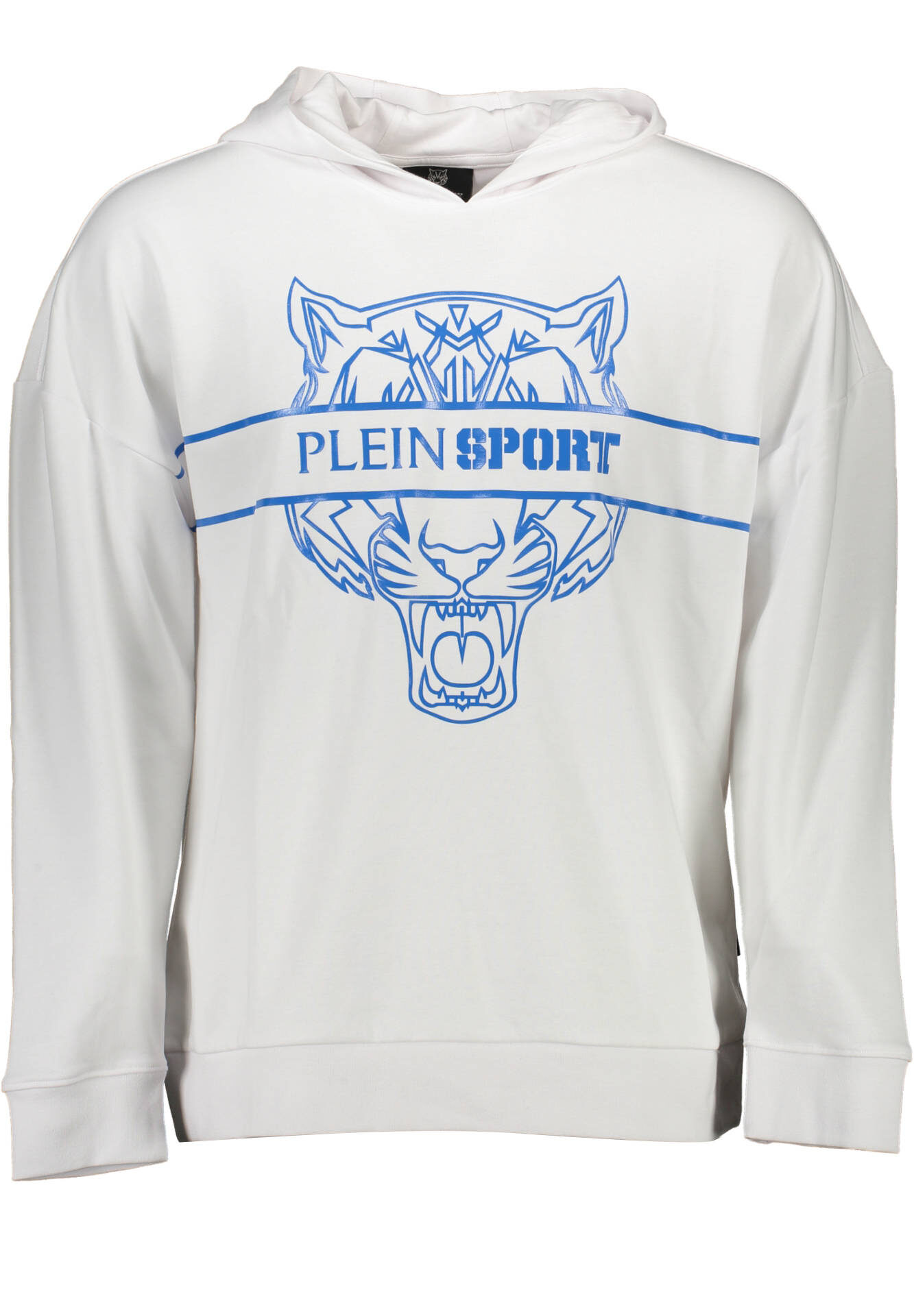 PLEIN SPORT SWEATSHIRT WITHOUT ZIP MAN WHITE