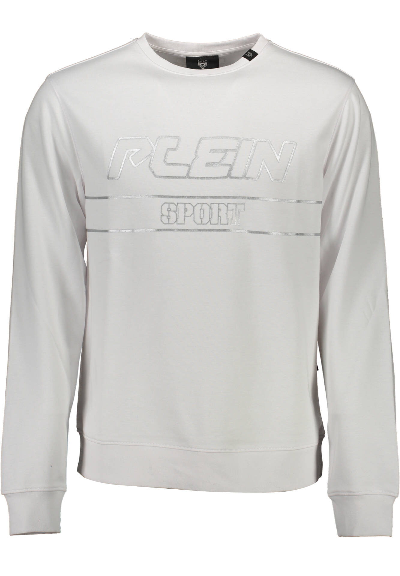 PLEIN SPORT SWEATSHIRT WITHOUT ZIP MAN WHITE