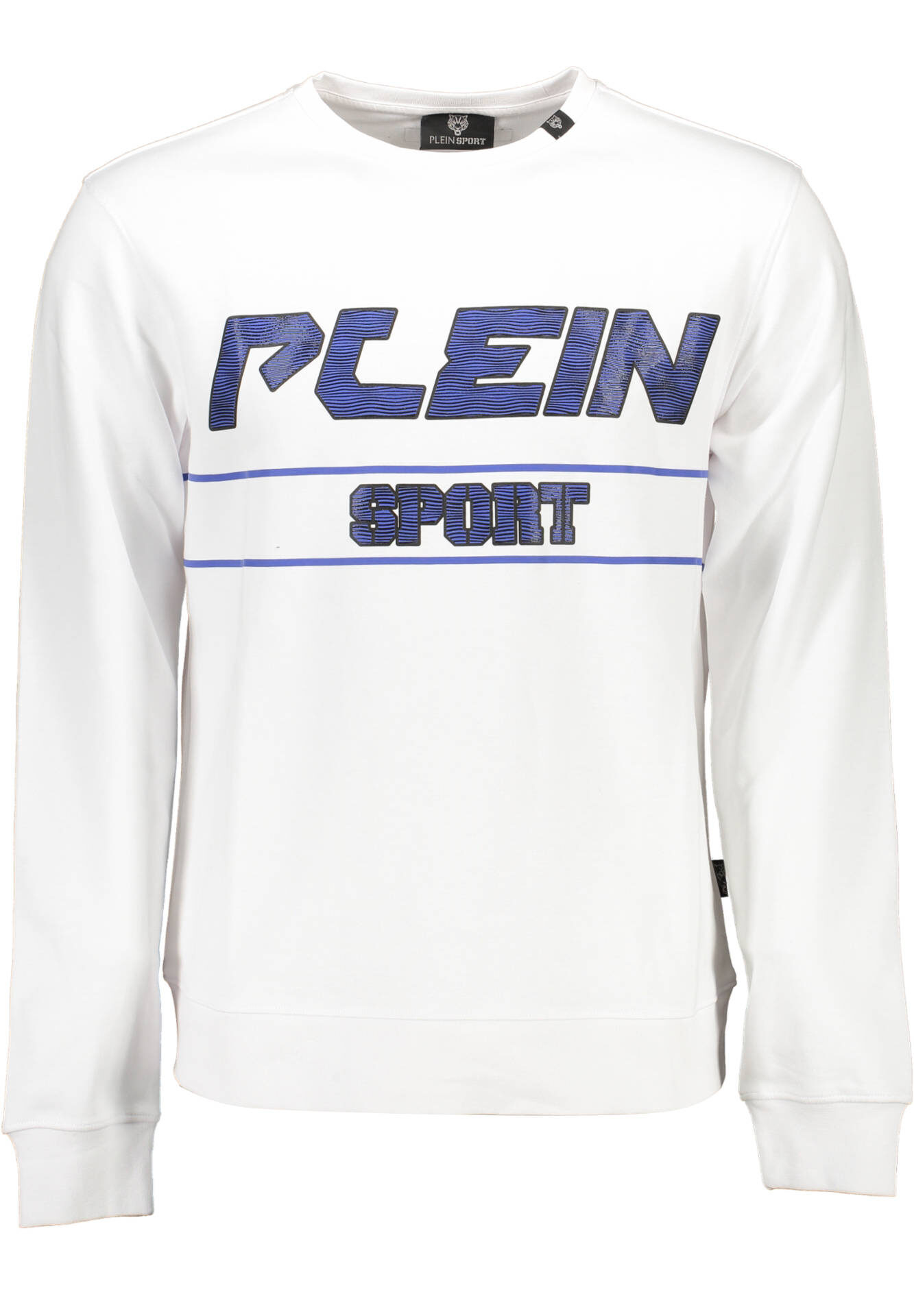 PLEIN SPORT MEN'S ZIP-UP SWEATSHIRT WHITE